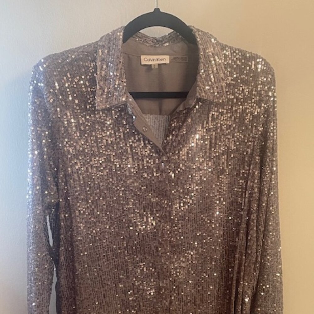 Sequin Calvin Klein Blouse